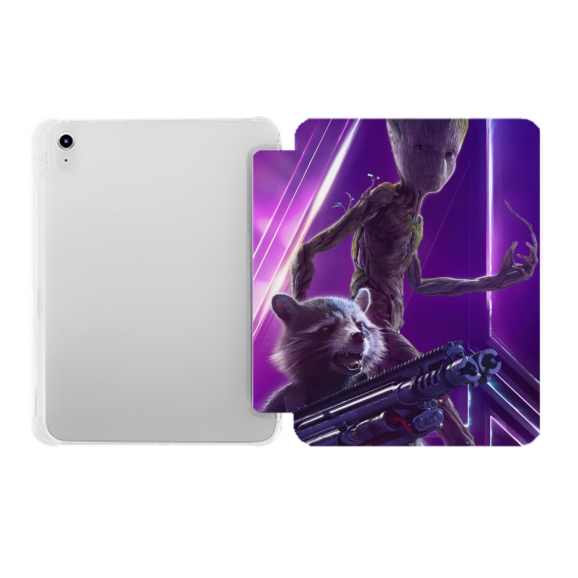 （画像用） アベンジャーズ The Avengers IPad ケース ペン収納付き 三つ折りスタンド PUレザー×シリコン 対応機種9.5/10.5/10.9インチ